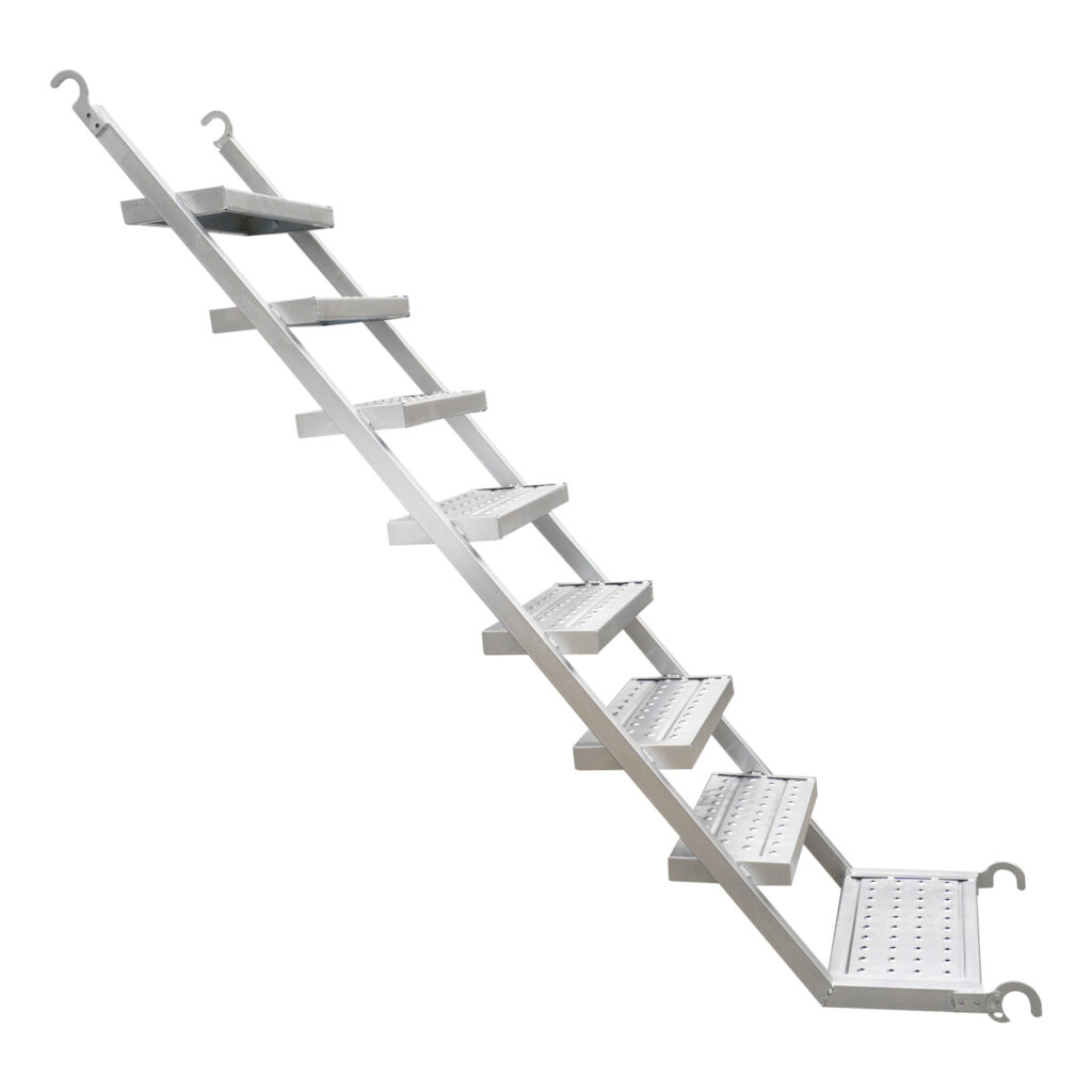 Ringlock steel stair